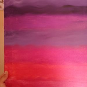 Self-made acrylic painting